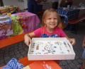 Bild: Agnes Jonas/exb
Mosaik-Kunstwerke bastelten die Kinder zusammen mit ihren Eltern.