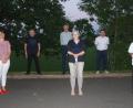 Bild: wro
Die KAB Fuchsmühl wählte im Jugendheim ihre Führungsspitze. Im Bild (von links) Alois Konz, Bettina Stock, Hubert Popp, Willi Greger, Karin Ernstberger und (ganz rechts) Willi Staufer. Präses Pater Martin (Zweiter von rechts) und Diözesansekretär Markus Nickl (Dritter von rechts) gratulierten zu Wahl.
