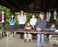 Bild: wro
Bei einer Zaubershow zeigten die Kinder im Garten der Jugendherberge erste Tricks.