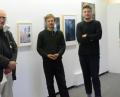 Bild: Kunz
"Landschaft"-Ausstellung beim Kunstverein mit (von links) Wolfgang Herzer, Wolfgang Frauhammer, Adrian Höllger und Carolin Schiml.