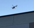 Bild: Gabi Schönberger
Ein Polizeihubschrauber kreiste am Mittwoch über dem Weidener Stadtzentrum.