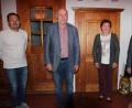 Bild: kro
Das engere Vorstandsteam der Bürgeraktion "Gegenwind Stiftland": (von links) Günter Fuhrmann, Vorsitzender Albert Köstler und Christa Koller sowie stellvertretender Landrat Alfred Scheidler.