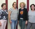 Bild: Herbert Schuster/exb
Der neuen Spitze der Turnabteilung des TSV Detag gehören an (von links): Monika Sajons als Kassier, Eva Ernst als Vorstand, Christina Gareis als zweiter Vorstand und Anita Kraus als Schriftführerin.