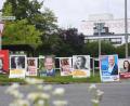Bild: Gabi Schönberger
Der Schilderwald mit Plakaten zur Bundestagswahl an der Ecke zwischen Aichinger- und Christian-Seltmann-Straße in Weiden.