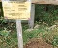 Bild: slu
Des is a guade Idee, hã? Das Hinweisschild hat der Autor in der heimischen Flur entdeckt.