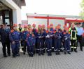 Bild: akp
Jugendwartsprecher Karl Striegl (links) und die verantwortlichen Ausbilder der Gleiritscher Feuerwehr können stolz auf ihren Nachwuchs sein.