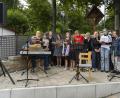 Bild: Zaneta Weidner 
Die Musikfreunde Weiden muszieren zusammen mit tschechischen Freunden. Links Herbert Schmid.