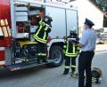 Bild: doj
Jeder Handgriff muss im Ernstfall sitzen. Deswegen sind Leistungsprüfungen das A und O der Feuerwehrleute.