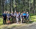 Bild: Wolfgang Graser/exb
Die Walker bei der Pröllerrunde im Bayerischen Wald.