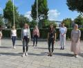 Bild: jzk
Rektorin Christine Wiesend (von links) begrüßte Stephanie Zillmann, Lehramtsanwärterin Elena Fukerider, Johanna Kuhbandner, Anja Lippiota, Nathalie Peper, und Fachlehreranwärterin Lisa-Maria Käck.