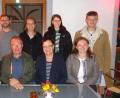 Bild: amö
Der neue Vorstand der Blaskapelle Kunschir setzt sich zusammen aus (vorne von links) Michael Wagner, Eduard Kunschir, Maria Kunschir und Regina Hildebrand sowie (hinten von links) Sonja Meier, Alois Herdegen, Katharina Kunschir-Janner, Hannah Drexler und Paul Winter.
