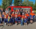 Bild: FFW Bärnau/exb
Die jungen Feriengäste der Bärnauer Feuerwehr mit ihren Betreuern.