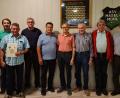 Bild: pme
Der ASV Haselmühl ehrt seine Mitglieder (von links): Thorsten Kraft, Andreas Söldner, Siegfried Jobst, Peter Meier, 
Adolf Dotzler, Hans Meiler, Gernot Stark, 3. Bürgermeister Hubert Blödt.