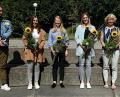 Bild: Mittelschule Tirschenreuth/exb
Personen auf dem Bild (von links): Sebastian Bürger, Lara Biersack, Kathrin Weidner, Miriam Becker, Carolin Neubauer, Schulleiter Jürgen Bayer.