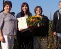 Bild: Jürgen Meiler/exb
Der Jubilarin Tania Schraml (Zweite von links) gratulierten Zweite Bürgermeisterin Christa Bayer (links) sowie Kinderhausleiterin Sabine Schinner (Zweite von rechts) und Michael Balzer von der Verwaltungsgemeinschaft Neusorg.