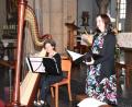 Bild: hcz
Sopranistin Dagmar Spannbauer und Veronika Miller-Wabra an der Harfe gestalten die vorletzte musikalische Mittagsandacht dieses Sommers in der Josefskirche.