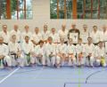 Bild: doj
Freudestrahlende Gesichter beim Karate-Dojo Vohenstrauß angesichts der dreifachen Ehrung. Dritter Bürgermeister Alfons Raab (Mitte) sowie Marcel Bieber und Josef Pflaum mit den Urkunden. Rechts daneben Wolfgang Weigert und Helmut Körber.