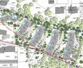 Bild: Architekturbüro Zunner / exb
So sieht die aktuelle Planung für das Baugebiet Raigeringer Höhe Nord in Kleinraigering aus. Verschwunden sind inzwischen die Zwischenbauten, die dem Projekt den wenig schmeichelhaften Spitznamen "Kleinraigeringer Nordwand" beschert haben.