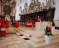 Bild: hmr
Abt Nikolaus Thiel vom Zisterzienserstift Schlierbach in Oberösterreich war Hauptzelebrant und Prediger des feierlichen Gottesdienstes beim Wallfahrtstag zum Geschändeten Heiland in der Basilika Waldsassen.