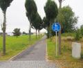 Bild: ws
Der neue Fuß- und Radweg vom Büttelloch zum Gewerbegebiet wird mitunter auch von Autofahrern als Abkürzung genutzt. Im Hauptausschuss wurde deshalb angeregt, einen Pfosten in die Fahrbahn einzubauen.
