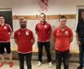 Bild: kro
Das neu gewählte Vorstandsteam des SC Mähring (von links): Dominik Beer, Mario Franz, Vorsitzender Stefan Riedl, Zweiter Vorsitzender Christian Beer und Bürgermeister Franz Schöner.