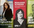 Bild: Gerhard Götz
Sie werden dem neuen Bundestag angehören (von links): Martina Englhardt-Kopf (CSU), Marianne Schieder (SPD) und Tina Winklmann (Grüne).