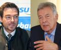 Archivbild: Götz/Hartl
Gar nicht so weit auseinander: Stephan Oetzinger (links) und Joachim Hanisch machen sich keine Sorgen um den Fortbestand der bayerischen Regierungskoalition.