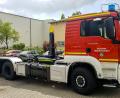 Bild: exb/FFW Schwandorf
Die Feuerwehr Burglengenfeld setzt künftig auch auf die Wechsellader-Technik und bekommt ein ähnliches Fahrzeug wie die Kameraden der Stadt Schwandorf.