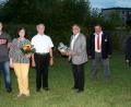 Bild: wro
Dem 70-jährigen Wilfried Arnold (Dritter von links) gratulierten Sohn Ralf und Ehefrau Christine (von links). Die Glückwünsche der BRK-Bereitschaft Wiesau und des BRK-Kreisverbandes überbrachten Conny Klarner, Robert Wolfrum und Richard Wagner (von rechts).