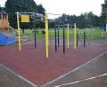 Bild: ak
Die Fitnessplattform des SV Kulmain direkt neben dem Kinderspielplatz am Sportgelände ist ab sofort benutzbar.