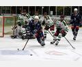 Archivbild: gb
Szene aus einer Partie der vergangenen Saison zwischen den Blue Devils Weiden (blaue Trikots) und den Starbulls Rosenheim: Die Oberbayern starten als Top-Favorit in die Oberliga-Saison 2021/22.