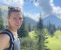 Bild: Rühl/exb
Katrin Rühl beim Wandern in Österreich.