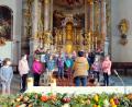 Bild: jzk
Drei Lieder sang Katharina Lippert mit dem Kinderchor. Thomas Völkl begleitete sie auf dem E-Piano.