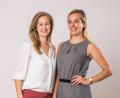 Bild: exb/KINGUNION
Die Gründerinnen Olivia Hofmann (rechts) und Patricia Knoll aus Bayreuth starten mit ihrem Start-up Jobtrü!el durch.