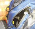Bild: Bundespolizei/exb
Die Bärnauer Bundespolizei fand bei einer Fahrzeugkontrolle unerlaubte Waffen in einem Rucksack.