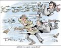 Bild: Karikatur: Tomicek
Stürmischer Herbst.