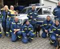 Bild: Petra Hartl
Die Rettungshundestaffel des THW Sulzbach-Rosenberg nach der Rückkehr aus Tschechien: mit Einsatzleiter Harald Eßner (Dritter von rechts) und Gruppenführer Horst Ott (Vierter von links)