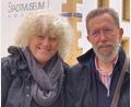 Bild: Elfie Wagner/exb
Elfie Wagner mit Didier Borde aus Périgueux, mit dem die Ambergerin vor 50 Jahren eine Brieffreundschaft begonnen hatte.