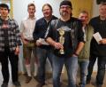 Bild: soj
Die Sieger des Preiswattens: (von links) Lukas Schlicht, Moritz Ponader (beide Platz drei), Uwe Geissler, Herbert Söllner (beide Platz eins) sowie Thomas Pöllath und Dieter Schmelber (beide Platz zwei).