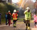 Bild: zer
Wasser marsch bei der Übung des Feuerwehrnachwuchses in Pirk.