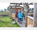 Bild: Kammermeier/Regierung der Oberpfalz/exb
Der Naturschutzbeirat bei der Regierung der Oberpfalz unternahm eine Exkursion zum "Grünen Band" im Grenzraum und stoppe auch im Geschichtspark Bärnau.