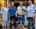 Bild: jzk
Bei der Geldübergabe im Altenheim Capljina: Ivona Kraljic, die Leiterin des Altenheims, Bernhard Krannich, Drazan Cule, Präsident des Wohltätigkeitsvereins in Capljina, und Klaus Fiebig.