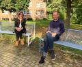 Bild: Bernhard Krebs/exb 
Laura Broening unterstützt in Lindenlohe den Geschäftsführer der Asklepios-Klinik, Daniel Weiß.