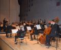 Bild: fz
Das Sinfonieorchester konnte nach einer langen Zeit der Pause wieder in der Max-Reger-Halle für über 200 Menschen im Publikum spielen.