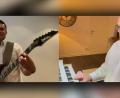 Screenshot: facebook/andreas.meier.353
Thomas Ebeling und Andreas Meier (von links) geben "Highland Cathedral" zum Besten. Die beiden Landräte haben erstmals ein gemeinsames musikalisches Projekt am Start.