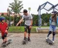 Archivbild: Anita Kinscher/exb
Ein Höhepunkt dieses Sommers: Die mobile Skateanlage mit Workshops für den Nachwuchs.