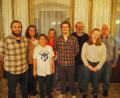 Bild: stn
Das bewährte OF-Team mit Felix Steiner (vorne, Mitte ) an der Spitze und seinem Stellvertreter Manuel Würth (links)