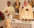 Bild: soj
Die beiden Zelebranten Präses Anish George (links) und Präses Karl Dieter Schmidt beim Gottesdienst.