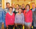 Bild: twi
Der neue Vorstand des RV Concordia setzt sich zusammen aus (von links) Günter Luber, Horst Wildenauer, Christa Pösl, Konrad Kiener, Alexander Bauer, Rosi Werner, Josef Käsbauer, Anita Wiesent und Josef Wiesent. Anton Pösl (rechts) wurde zum Ehrenvorsitzenden ernannt.