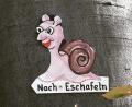 Bild: lei
Leiten künftig den Weg von Achtel nach Eschenfelden. Holzwegweiser mit kreativen Bildern von Hobbykünstler Karlheinz „Schneck“ Neidel.